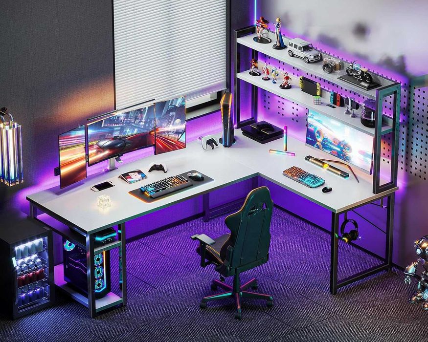 Nowe białe biurko narożne / stół / blat / USB / ODK / 150CM !A3424!
