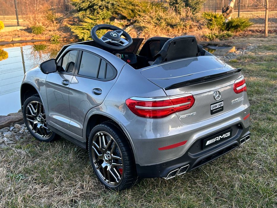 Auto na Akumulator Mercedes GLC 63 4x4 180 Watt Srebrny Lakier Tablice