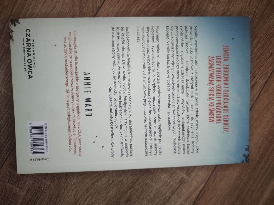 Książka,,Klub kłamców "