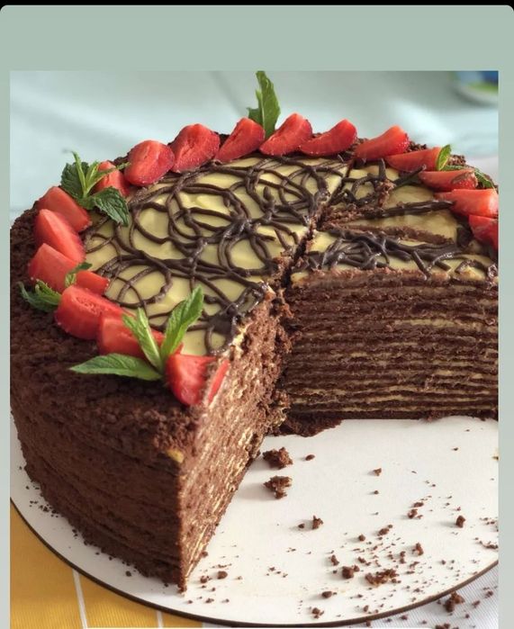 Коржі на Медовик і Спартак