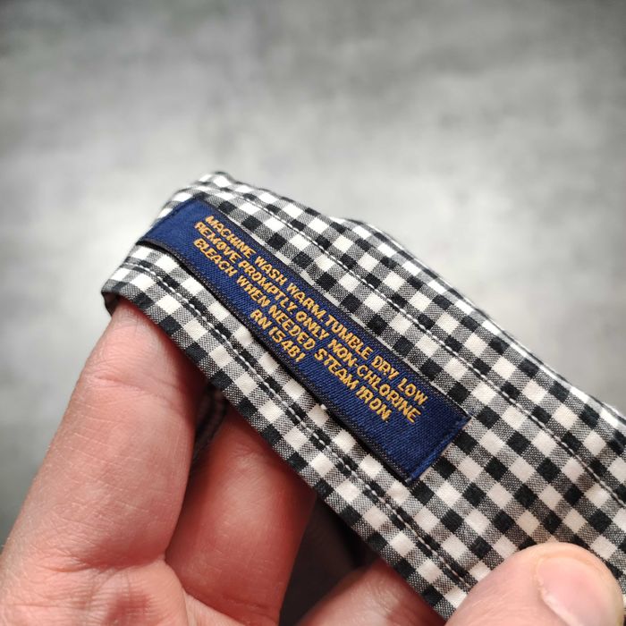 MĘSKA PREMIUM Elegancka Koszula Kratka Garniturowa Tommy Hilfiger Logo