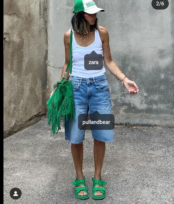 Шорти бермуди бойфренди pull&bear