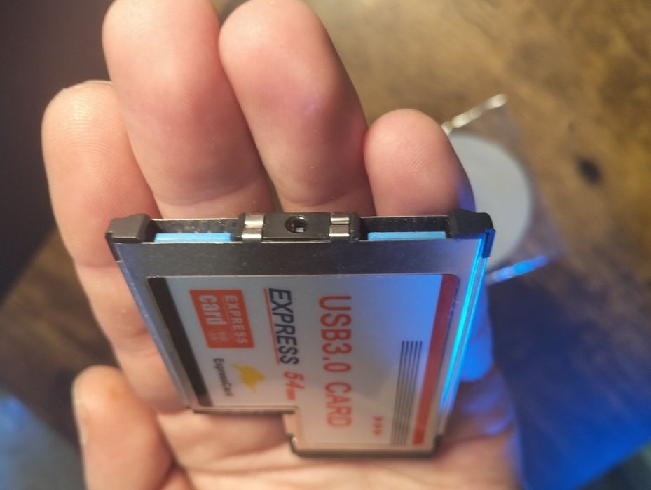USB 3.0 Express Card 54mm 2 порти USB3.0 адаптер для ноутбука експресс
