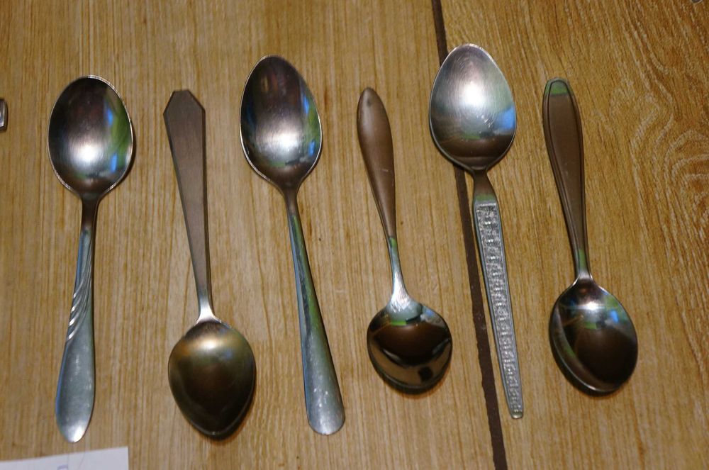 Sztućce 6 osób 24 elementy MIX łyżki noże widelce łyżeczki 6