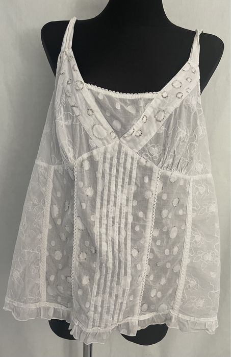 Biała bluzka rozmiar 48