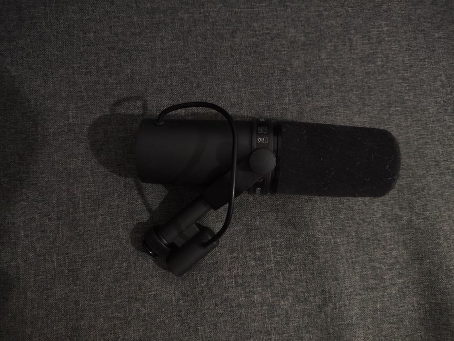Kit Microfone Shure SM7B + Interface USB Shure MVX2U + Cabo XLR