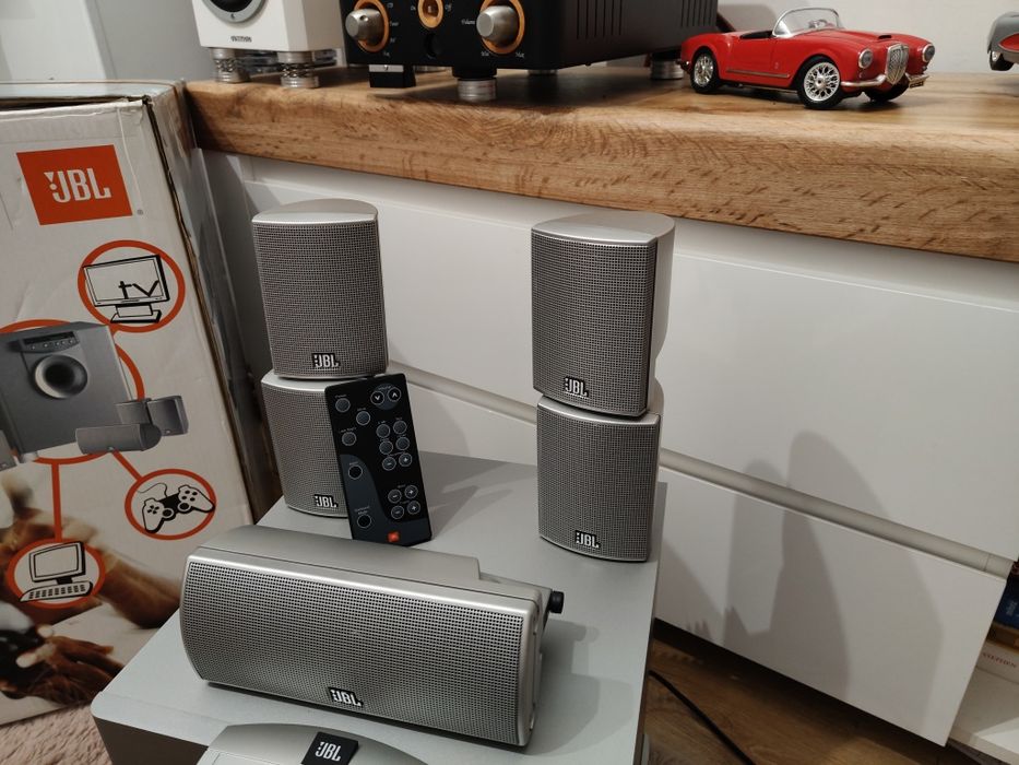 JBL ESC XCITE 5.1 aktywny zestaw głośników do kina / mega brzmienie !!