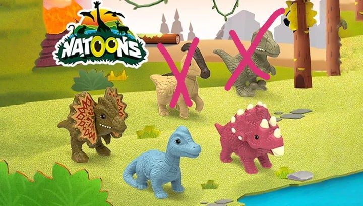 Динозаври кіндер натунс