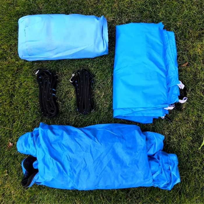 Hamak ogrodowy z moskitierą