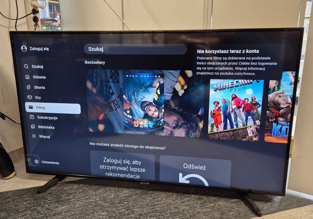 Telewizor 4K UHD SAMSUNG UE55NNU7023K, Komis Jasło Czackiego
