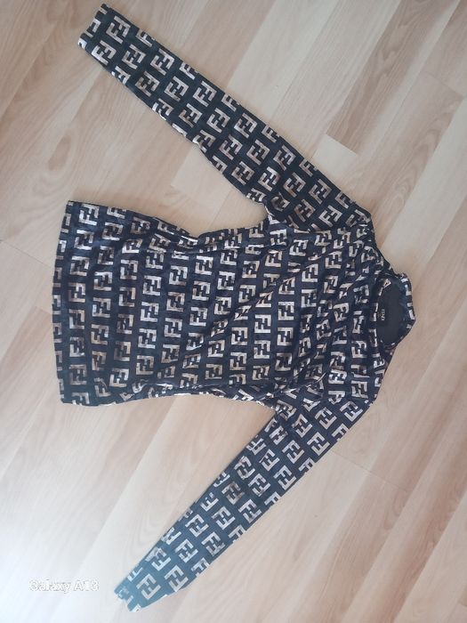 Fendi cienki sweterek damski M