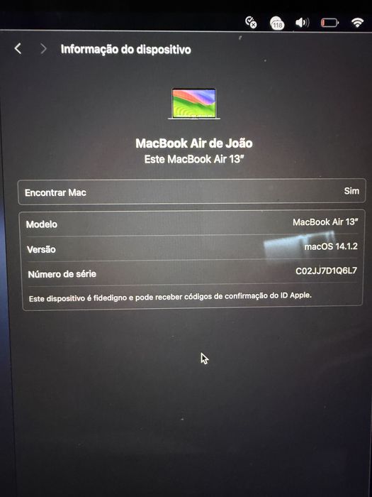 Macbook Air 13 8Gb