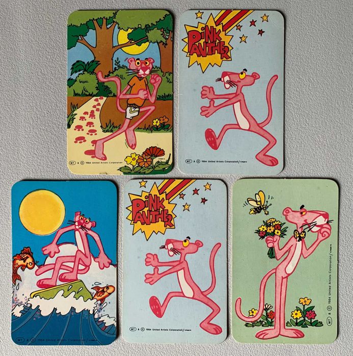 Calendários de 1985 - Pantera Cor de Rosa / Pink Panther