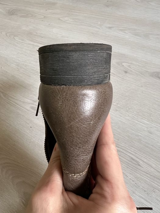 Buty za kostkę skóra trzewiki kozaki botki rozm 39 kozaki