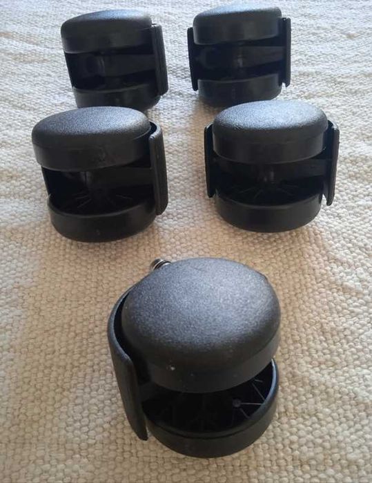 5 rodas para cadeira - Novas