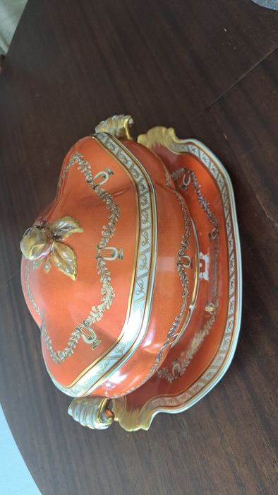 Terrina Laranja Dourada  Vidal Arte