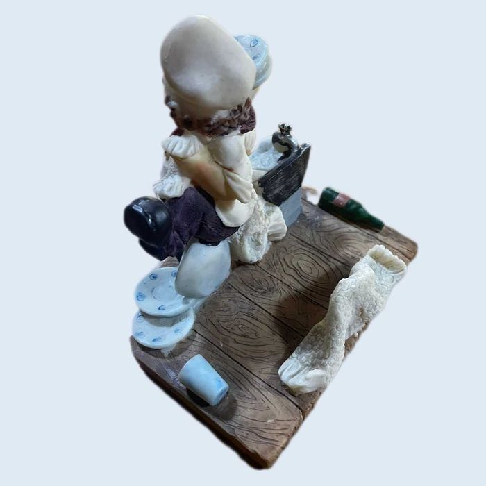 Boneco Cozinheiro em resina