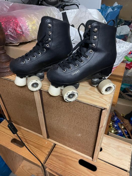 Patins Decathlon pretos n° 37