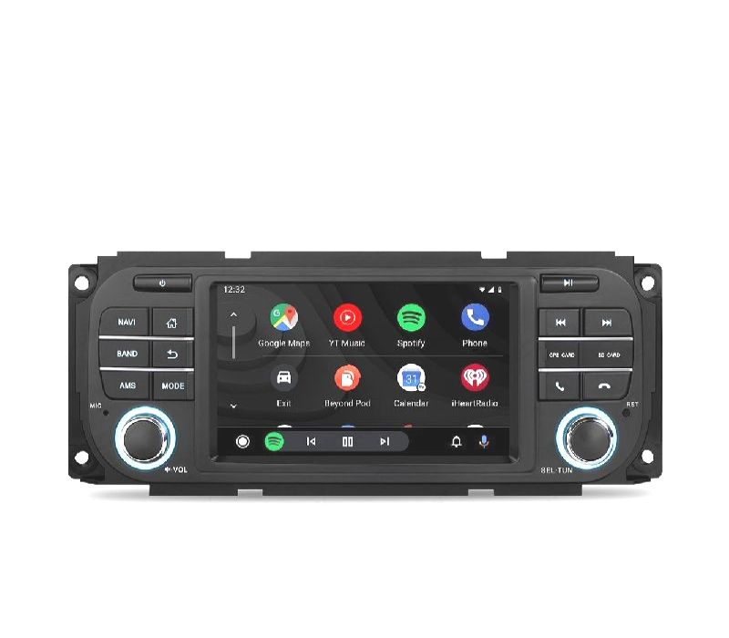 AUTO RADIO GPS ECRA TACTIL 5" PARA JEEP DODGE ANDORID 12