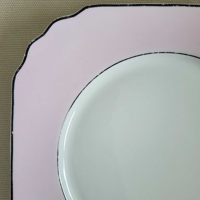 Ćmielów przedwojenny talerz fason Toruń talerzyk śniadaniowy porcelana