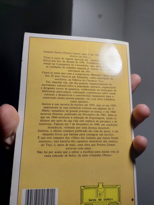 Livro "Esteiros" Soeiro Pereira Gomes