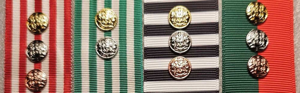 Escudo-Esfera Armilar para fitas de medalhas Portuguesas