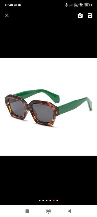 Hit okulary przeciwsłoneczne róż pantera unisex ochrona UV