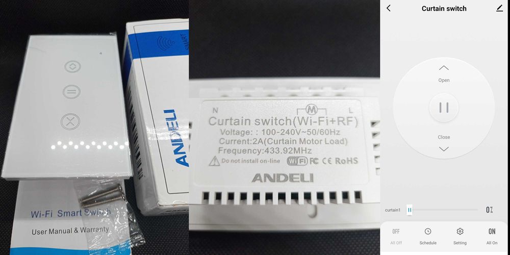 Термостат вимикач Tuya ZigBee WI-FI RF433