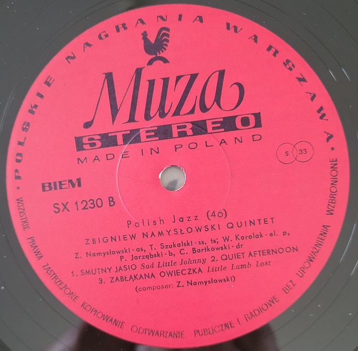 Zbigniew Namysłowski Quintet - Kujaviak Goes Funky  LP  1975 PL. EX !