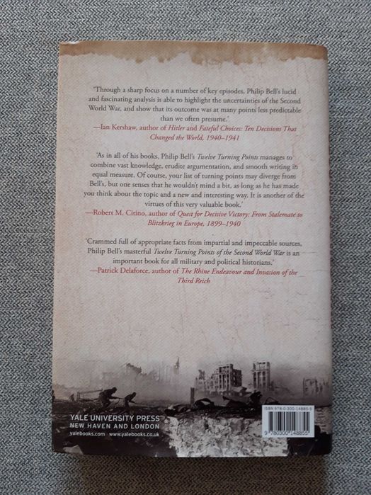 Livro "Twelve Turning Points of the Second World War" de P.M.H Bell