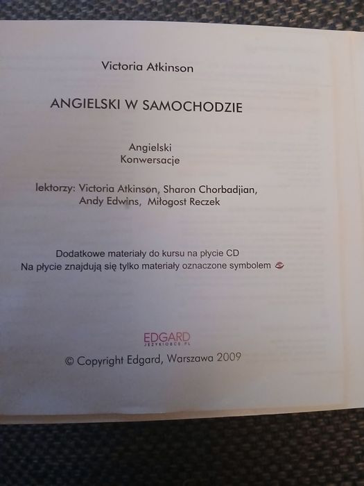 Angielski w samochodzie CD Audio