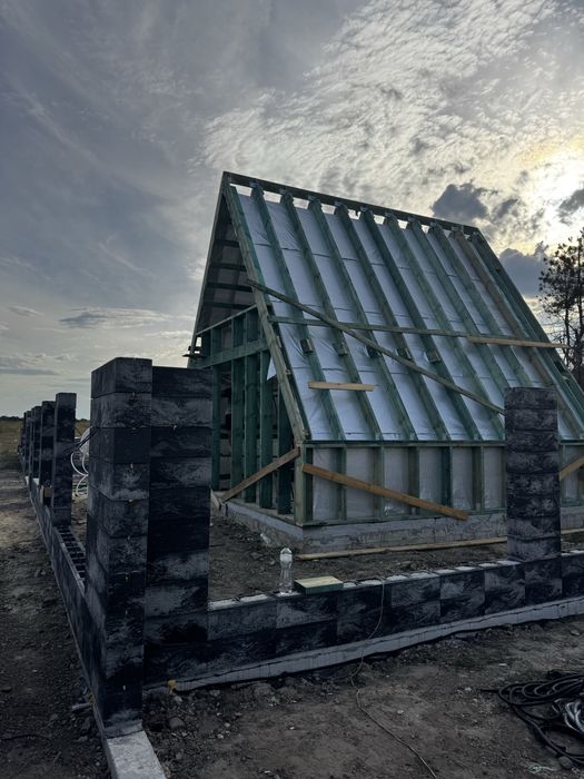 Продам дом A-Frame 77 m2 рядом с рекой.