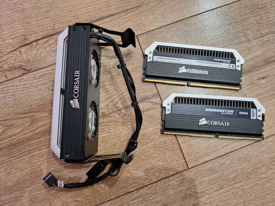 Pamięć ram CORSAIR DOMINATOR PLATINIUM DDR4 2X4GB 3600MHz + Chłodzenie