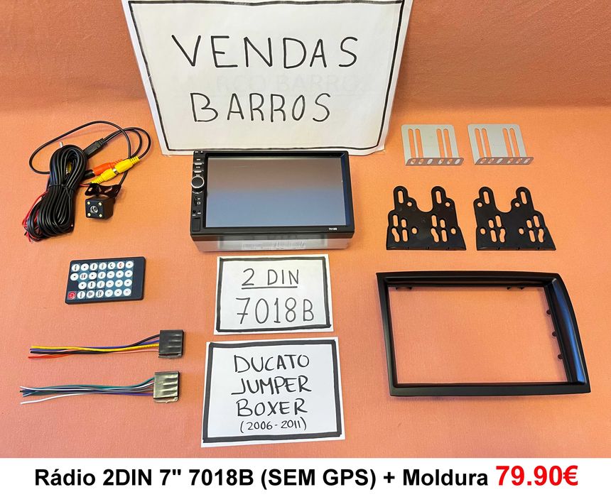 Rádio 2DIN FIAT Ducato • Peugeot Boxer • Citroen Jumper • Android GPS