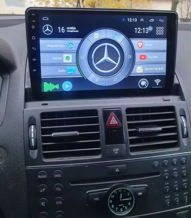 Radio Android Nawigacja Mercedes C Klasa W204 S204