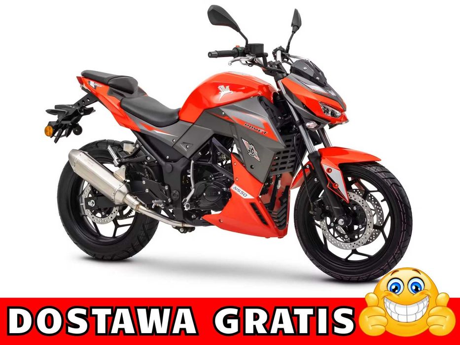 Dostawa Gratis !!! Motorower ROMET NS 50 4T Mocny, Promocja, Raty