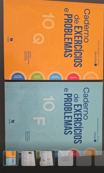 Livros actividades Fisico-Quimica  10 ano