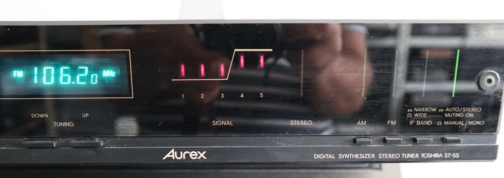 ФМ тюнер приёмник Acoustic Research AR T-06  TOSHIBA AUREX ST-55  Япония