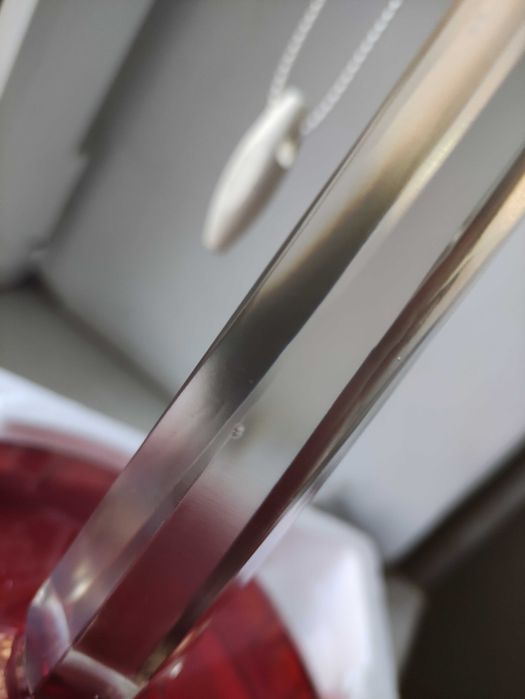 Ваза скляна червона стан хороший