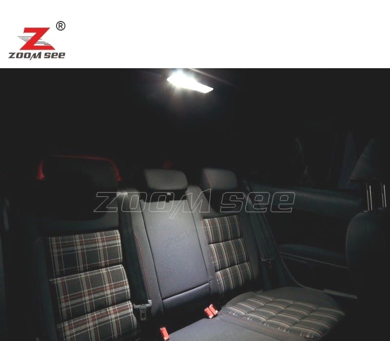 KIT COMPLETO DE 14 LÂMPADAS LED INTERIOR PARA VOLKSWAGEN VW GTI GOLF6 GOLF MK6 MK 6 VI MKVI 2010-2014