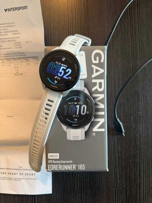 Smartwatch Garmin Forerunner 165 | Gwarancja Do 2028 | Faktura | Stan BDB