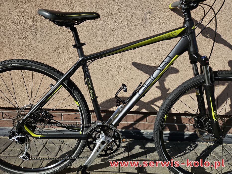 Rower crossowy męski GHOST koła 28 SHIMANO DEORE XT aluminium okazja