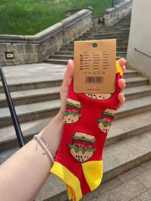 Skarpetki w burgerki