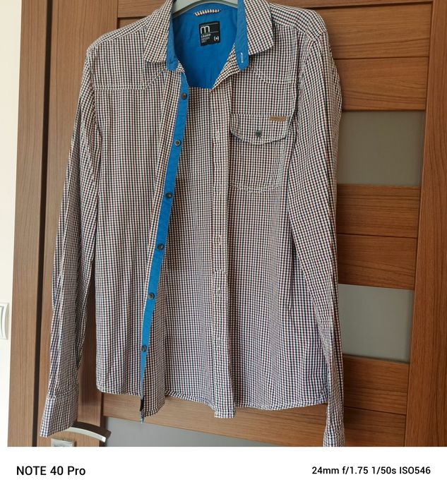 Koszula męska sportowa M do jeansów wizytowa