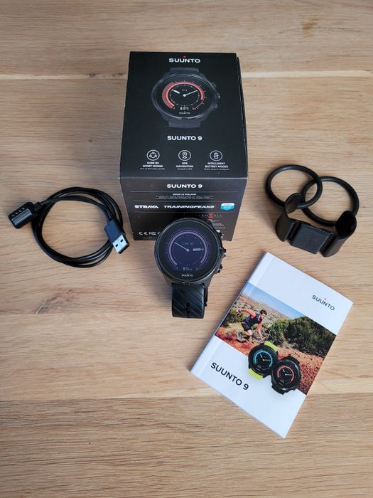 Suunto 9 All Black + uchwyt na rower