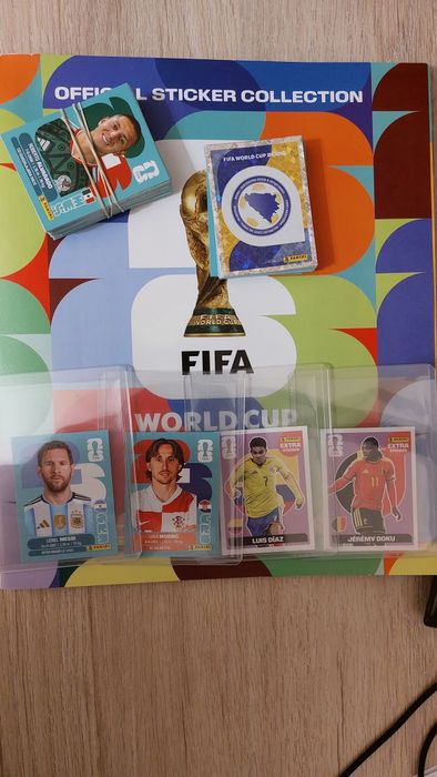 Cromos Mundial 2026 Panini – Troca Direta / Venda em Mão (0,25€)