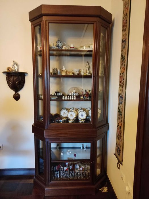 Vitrine de Exposição em madeira maciça
