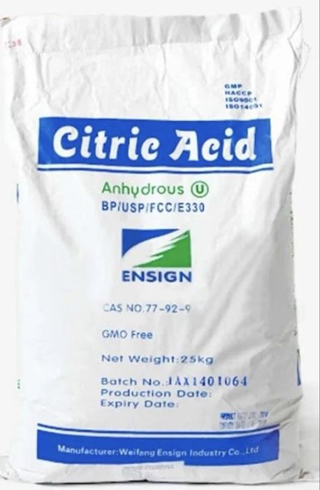 Лимонна кислота 25кг