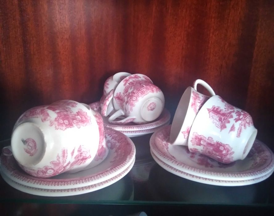 Conjunto cafe porcelana Sacavem