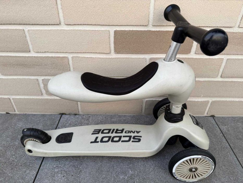 Scoot & Ride Highwaykick 1 Jeździk i hulajnoga 2w1 Ash